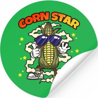 Discover Corn Star Stickers