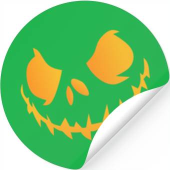 Discover PUMPKIN FACE Stickers