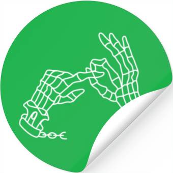 Discover Skeleton Hands Funny Stickers