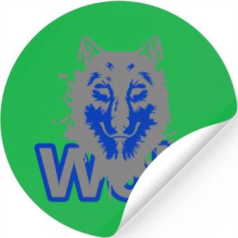 Discover Wolf Stickers