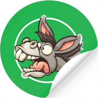 Discover Funny Donkey Donkey Mule Stickers