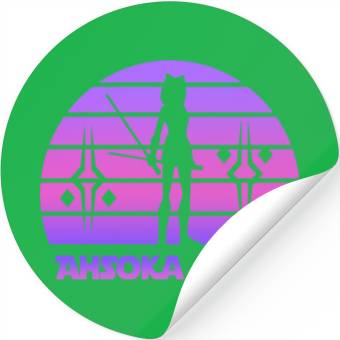 Discover Ahsoka tano - Synthwave Stickers