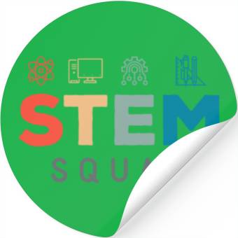 Discover Stem Squad Science Technology Engineering Mathemat Stickers