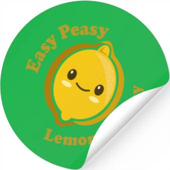 Discover Easy Peasy Lemon Squeezy Stickers
