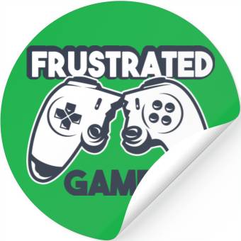 Discover Frustrated Gamer Stickers