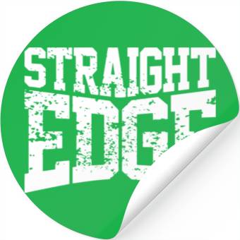 Discover straight edge society Stickers
