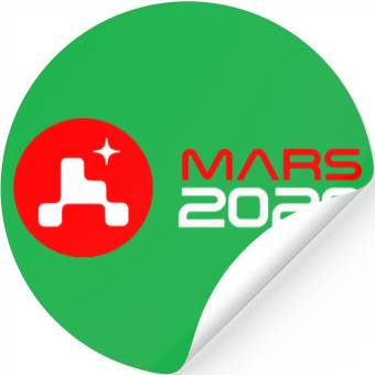 Discover mars perseverance logo Stickers