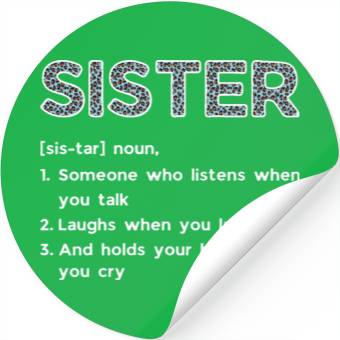 Discover Sister Definition Stickers