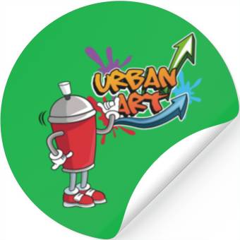 Discover Graffiti Red Stickers