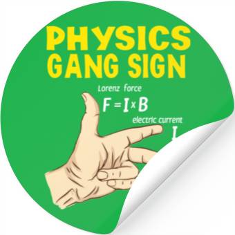 Discover Gang Sign Physics Stickers