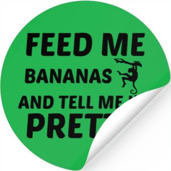 Discover MONKEY BANANA FEED Stickers