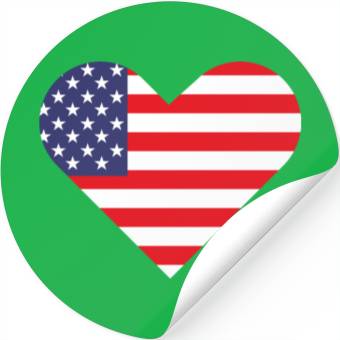 Discover American Flag Stickers
