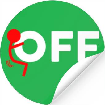 Discover Fuck Off Stickers