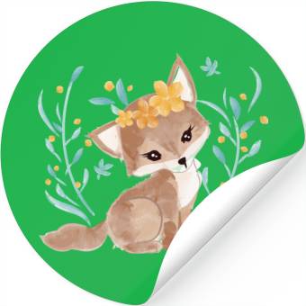 Discover Little fox Stickers
