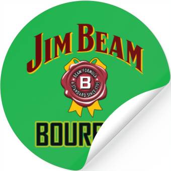 Discover jim beam BOURBON Stickers