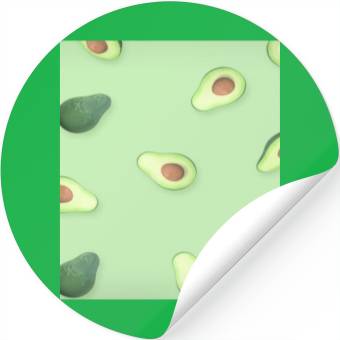 Discover Avocado Cover Stickers