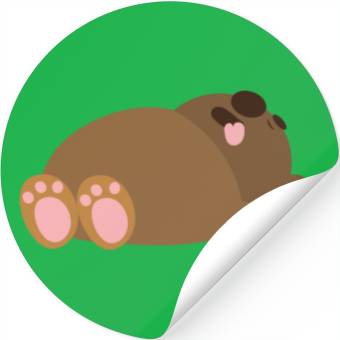 Discover Passed out teddy bear Stickers