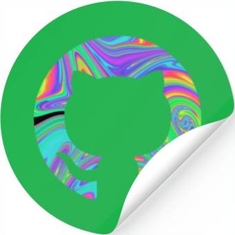 Discover Psychedelic Github Stickers