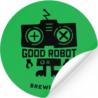Discover Good Robot Character Stickers