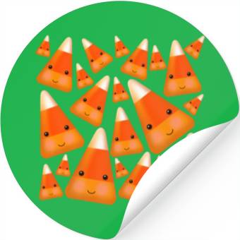Discover Cute Candy Corn Stickers
