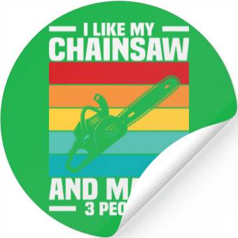 Discover Chainsaw Woodworking Stickers