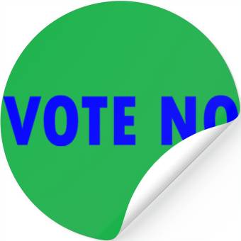 Discover Vote no Stickers