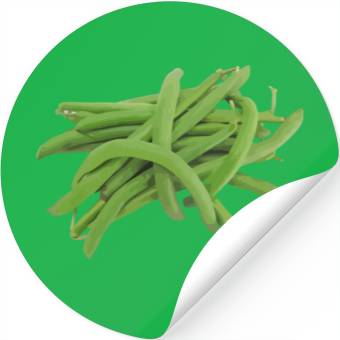 Discover Green Beans Vegetable Stickers