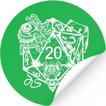 Discover Role Playing Gift Stickers Tabletop Fantasy