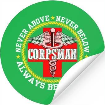 Discover Corpsman Devil Doc Corpsman US Army Stickers