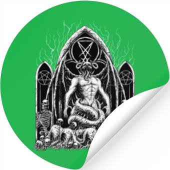 Discover Gothic Satanic Demon Lucifer Stickers