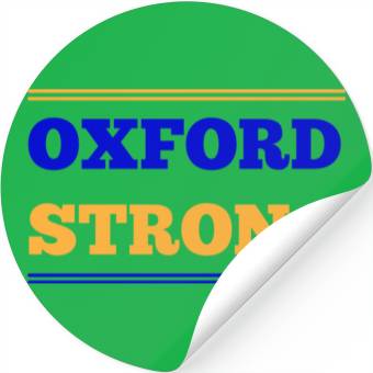 Discover Oxford Strong Stickers