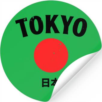 Discover Tokyo, Japan Stickers