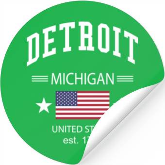 Discover Detroit Stickers