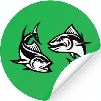 Discover fish Stickers