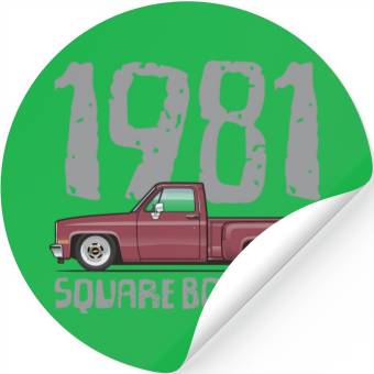Discover 1981 Square Body Life Carmine Stickers