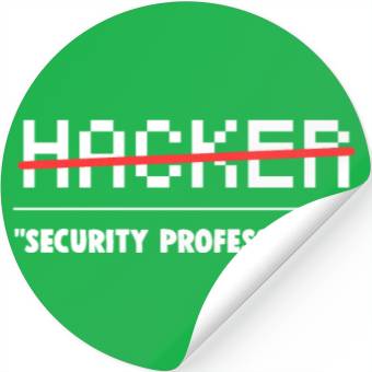 Discover Computer Hacker Geek Pun Apparel Stickers
