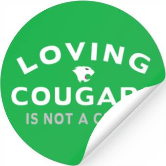 Discover Loving Cougars Stickers