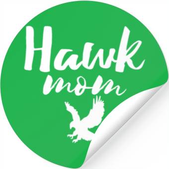 Discover Hawk Mom Stickers