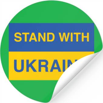 Discover ! Stand With Ukraine Stickers