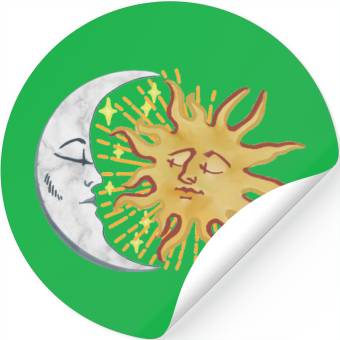 Discover Sun and Moon Stickers