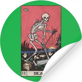 Discover Death Card Stickers