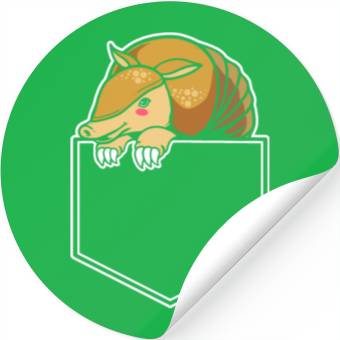 Discover Armadillo Pocket Stickers