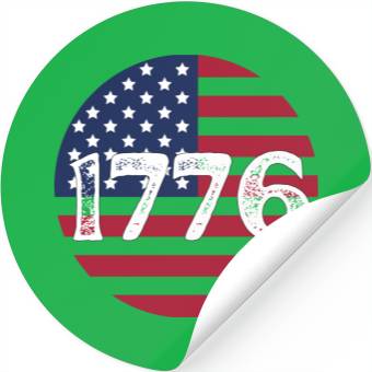 Discover 1776 - In US Flag Stickers