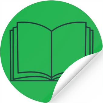 Discover Open book with open pages Stickers