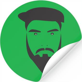 Discover man face Stickers