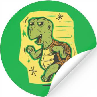Discover Funny Turtle Stickers