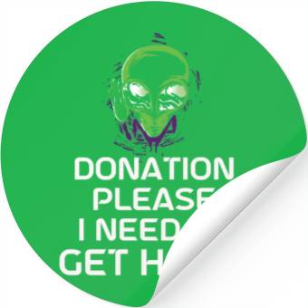 Discover Alien Gift Extraterrestrial UFO AREA 51 Sci-fi Stickers