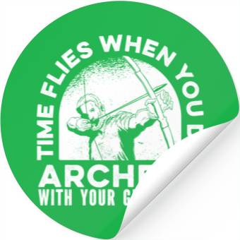 Discover Archery Archer Bowman Stickers