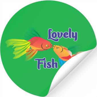 Discover fish best design Stickers