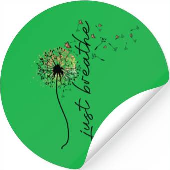 Discover Just breathe sublimation Stickers